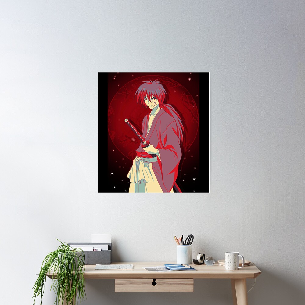 Rurouni Kenshin Vintage Portrait Hitokiri Poster - Image 2
