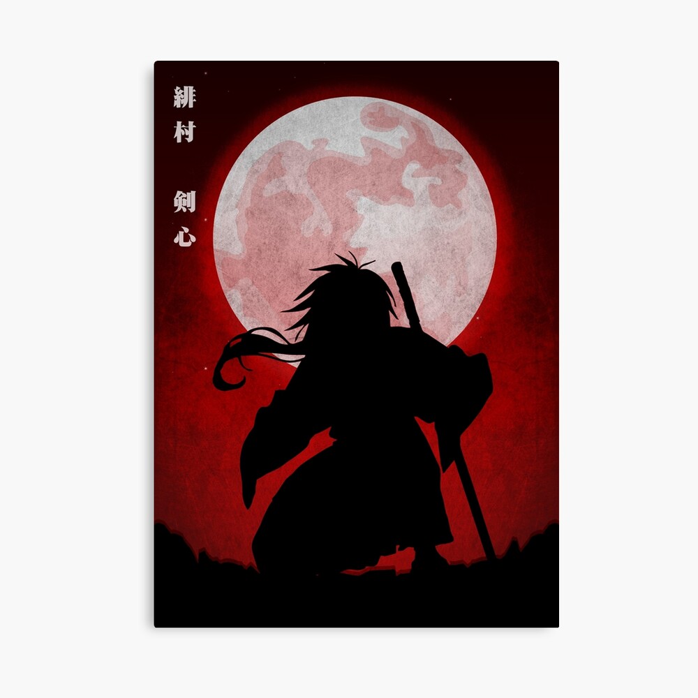 Rurouni Kenshin Red Moon Kenshin Himura Poster