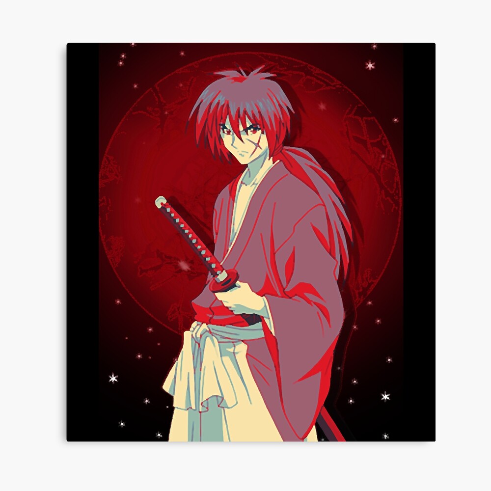 Rurouni Kenshin Vintage Portrait Hitokiri Poster