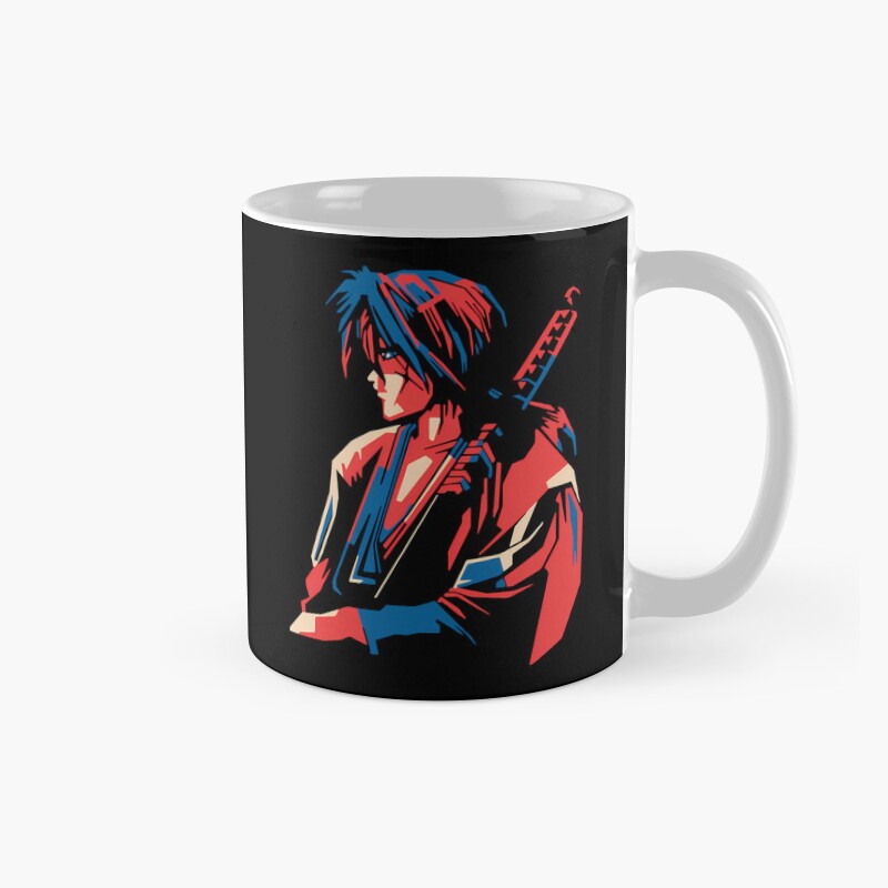 Rurouni Kenshin Retro Vintage Line Mug
