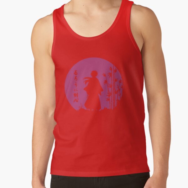 Rurouni Kenshin Retro Vintage 1 Tshirt Tank Top - Image 5