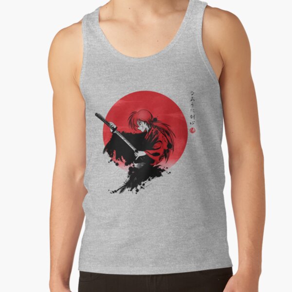 Red Sun Rurouni Tank Top - Image 4