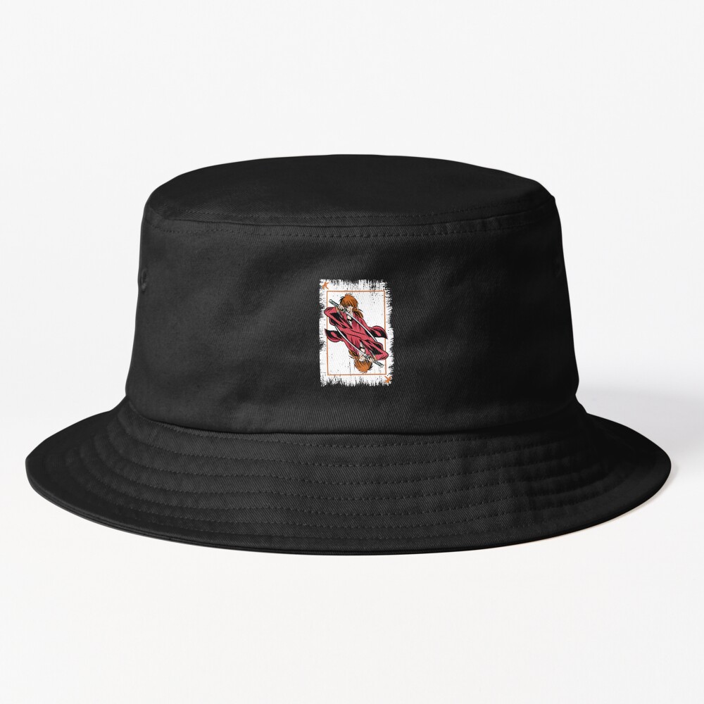 Rurouni Kenshin Samurai X Kenshin Card Bucket Hat