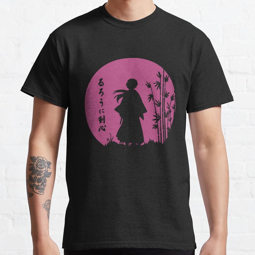 Rurouni Kenshin Retro Vintage 1 Tshirt T-shirt