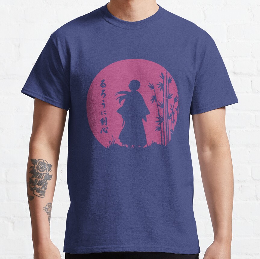 Rurouni Kenshin Retro Vintage 1 Tshirt T-shirt - Image 5