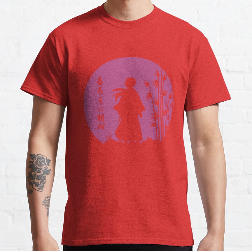 Rurouni Kenshin Retro Vintage 1 Tshirt T-shirt - Image 6