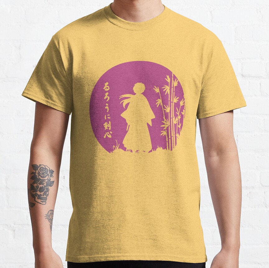 Rurouni Kenshin Retro Vintage 1 Tshirt T-shirt - Image 7