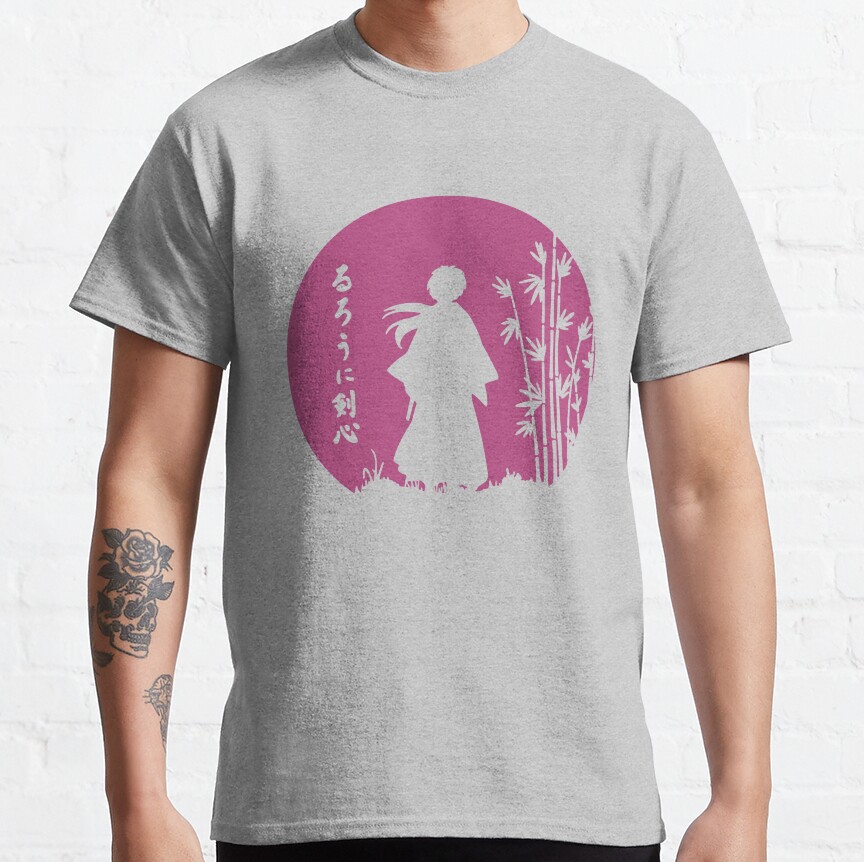 Rurouni Kenshin Retro Vintage 1 Tshirt T-shirt - Image 4