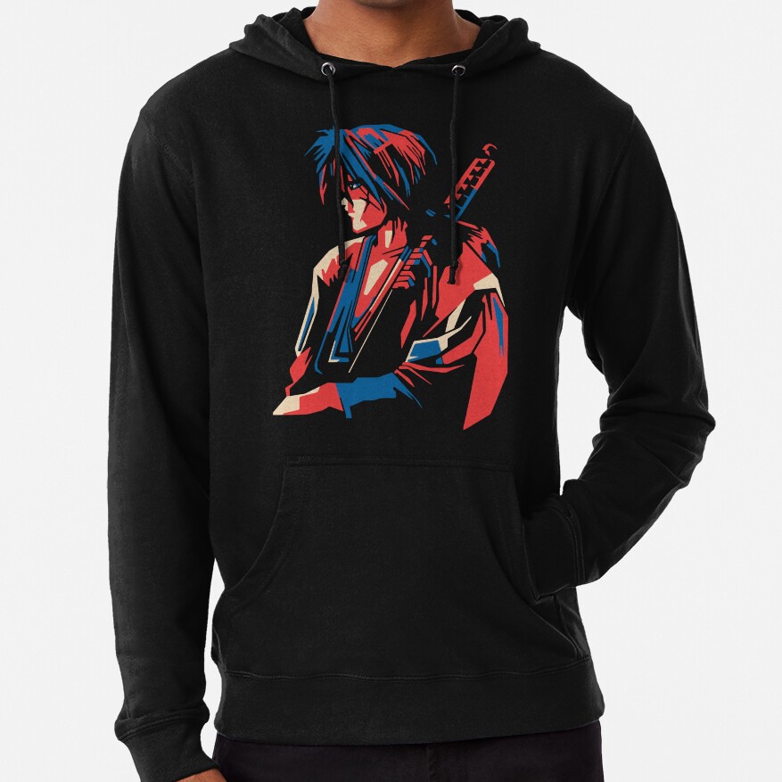 Rurouni Kenshin Retro Vintage Line Hoodie