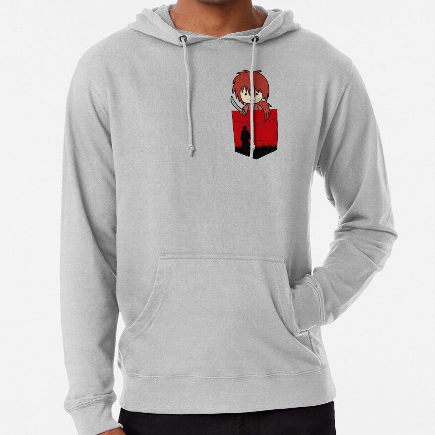 Rurouni Kenshin Himura Samurai X Pouchie Shirt Hoodie - Image 5