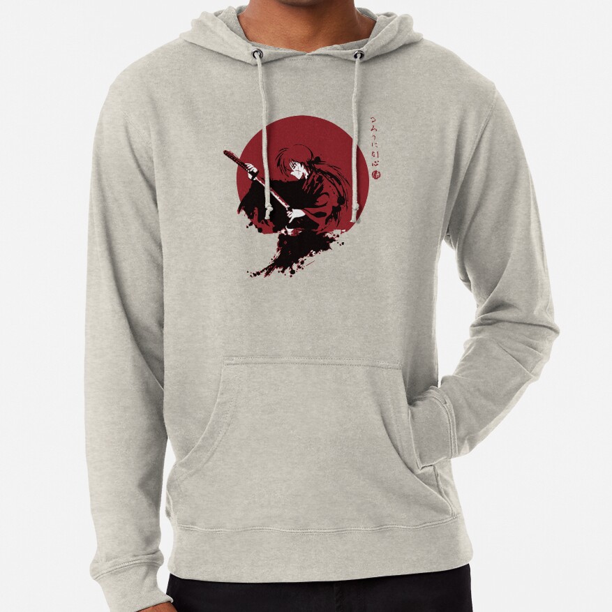 Rurouni Kenshin Anime T Shirt Hoodie - Image 4