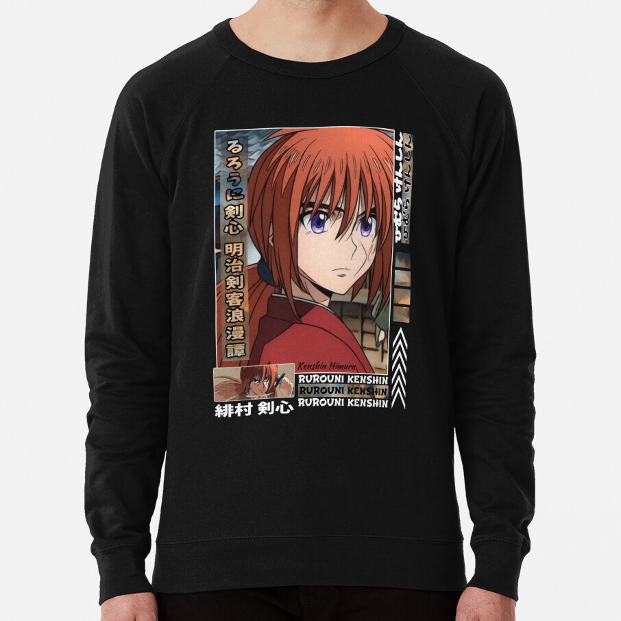 Kenshin Himura Rurouni Kenshin Meiji Kenkaku Romantan Sweatshirt