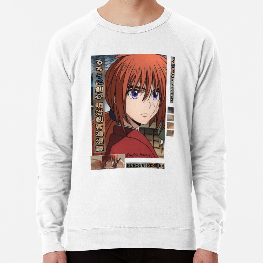 Kenshin Himura Rurouni Kenshin Meiji Kenkaku Romantan Sweatshirt - Image 2
