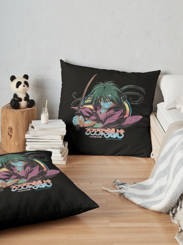 Rurouni Kenshin Classic Design Throw Pillow - Image 2