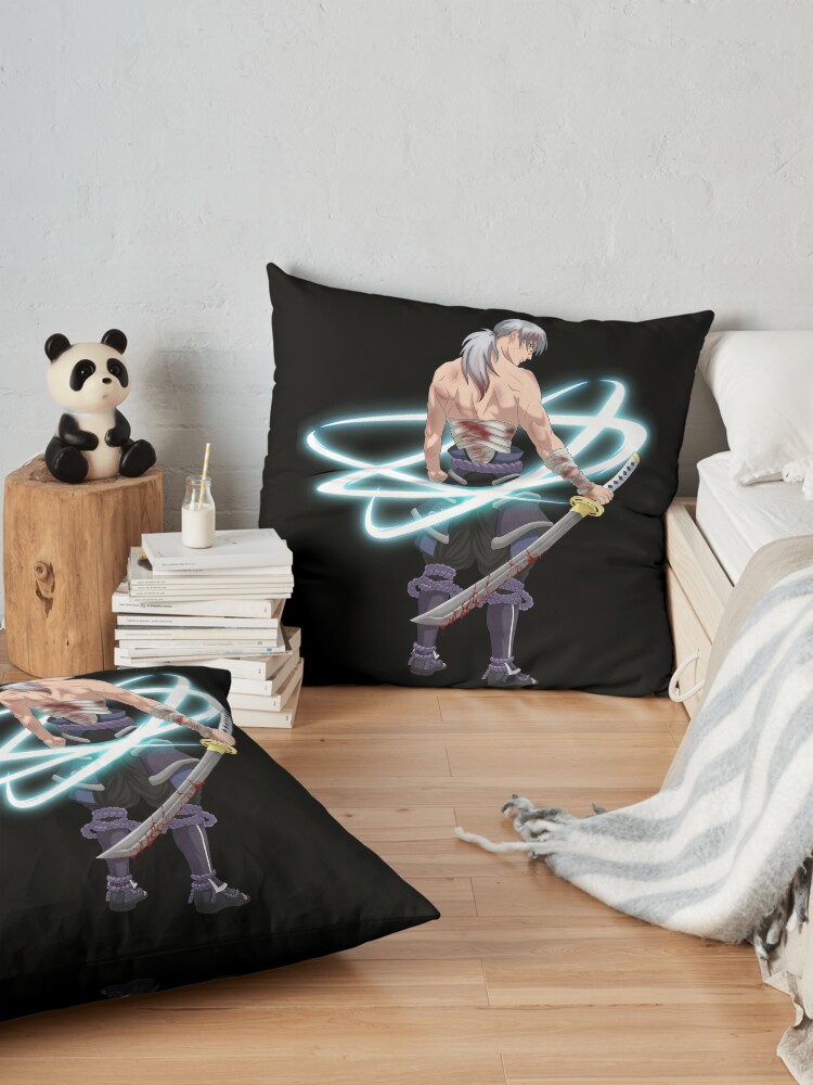 Rurouni Kenshin Sword With Blood Throw Pillow - Image 2