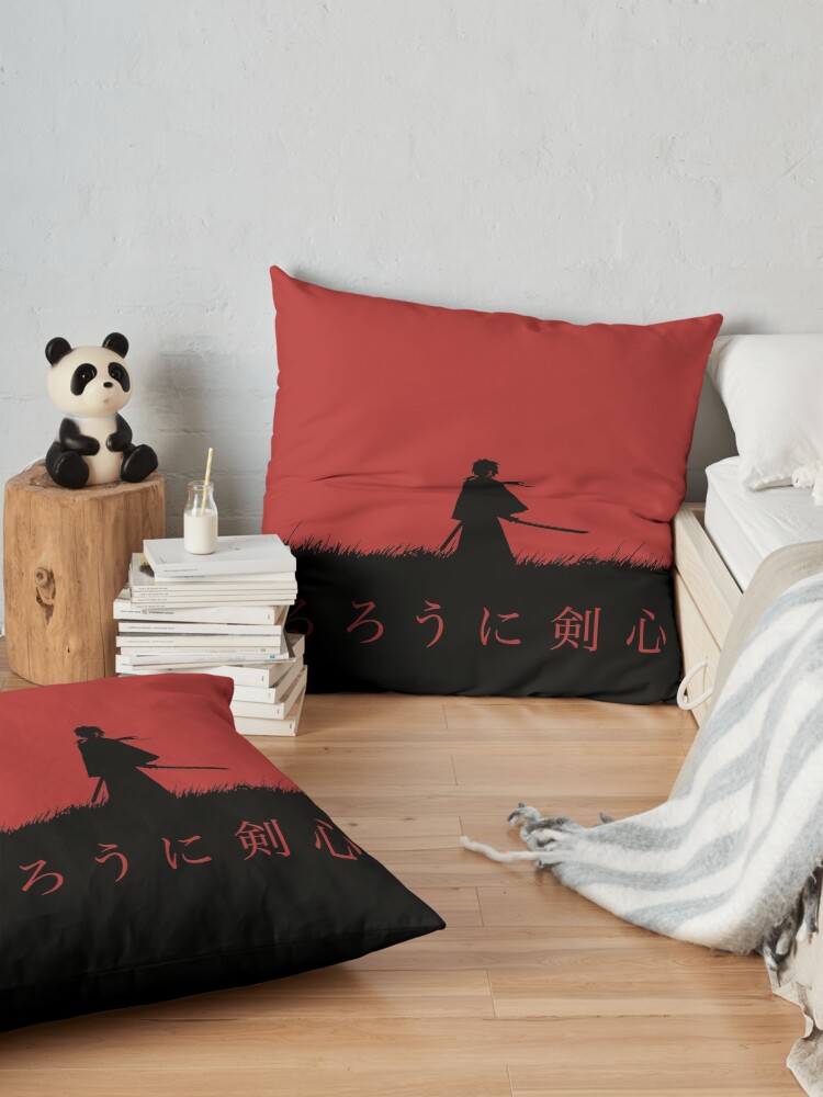 Rurouni Kenshin Red Sky Throw Pillow - Image 2