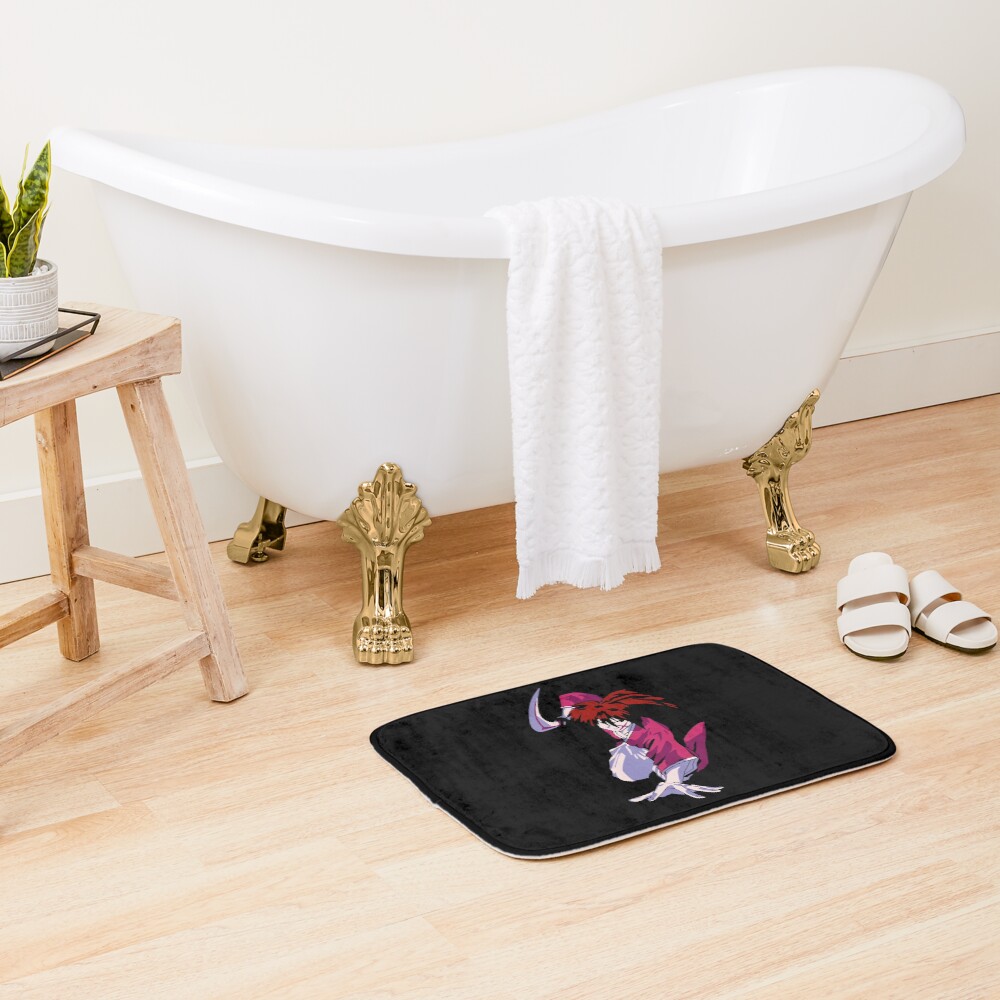 Team Rurouni Battosai Vintage Photography Bath Mat - Image 2