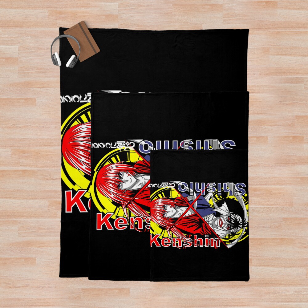 Kenshin Vs Shishio Throw Blanket - Image 3