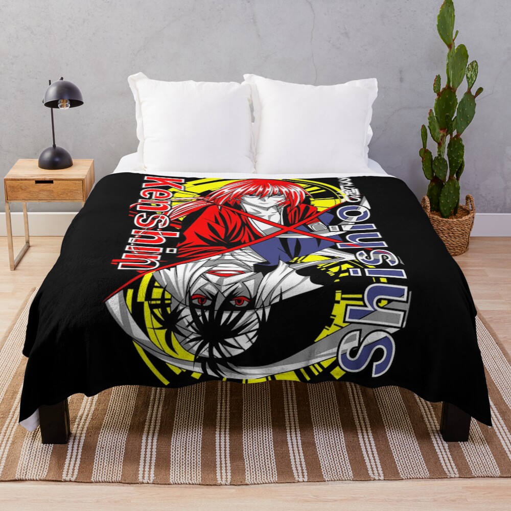 Kenshin Vs Shishio Throw Blanket