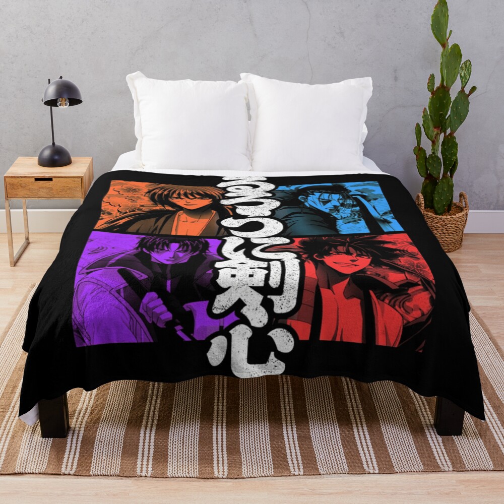 Meiji Team Color Throw Blanket