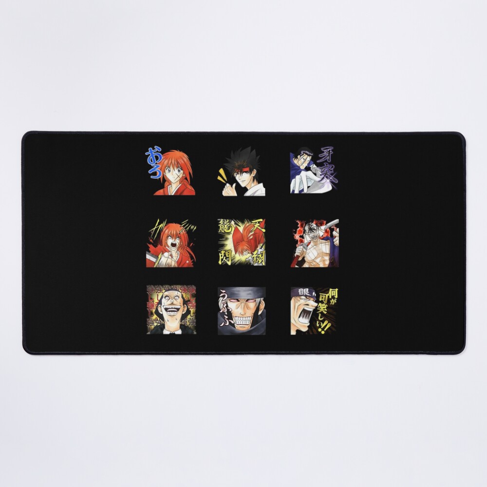 Rurouni Kenshin Pack Stickers Mouse Pad