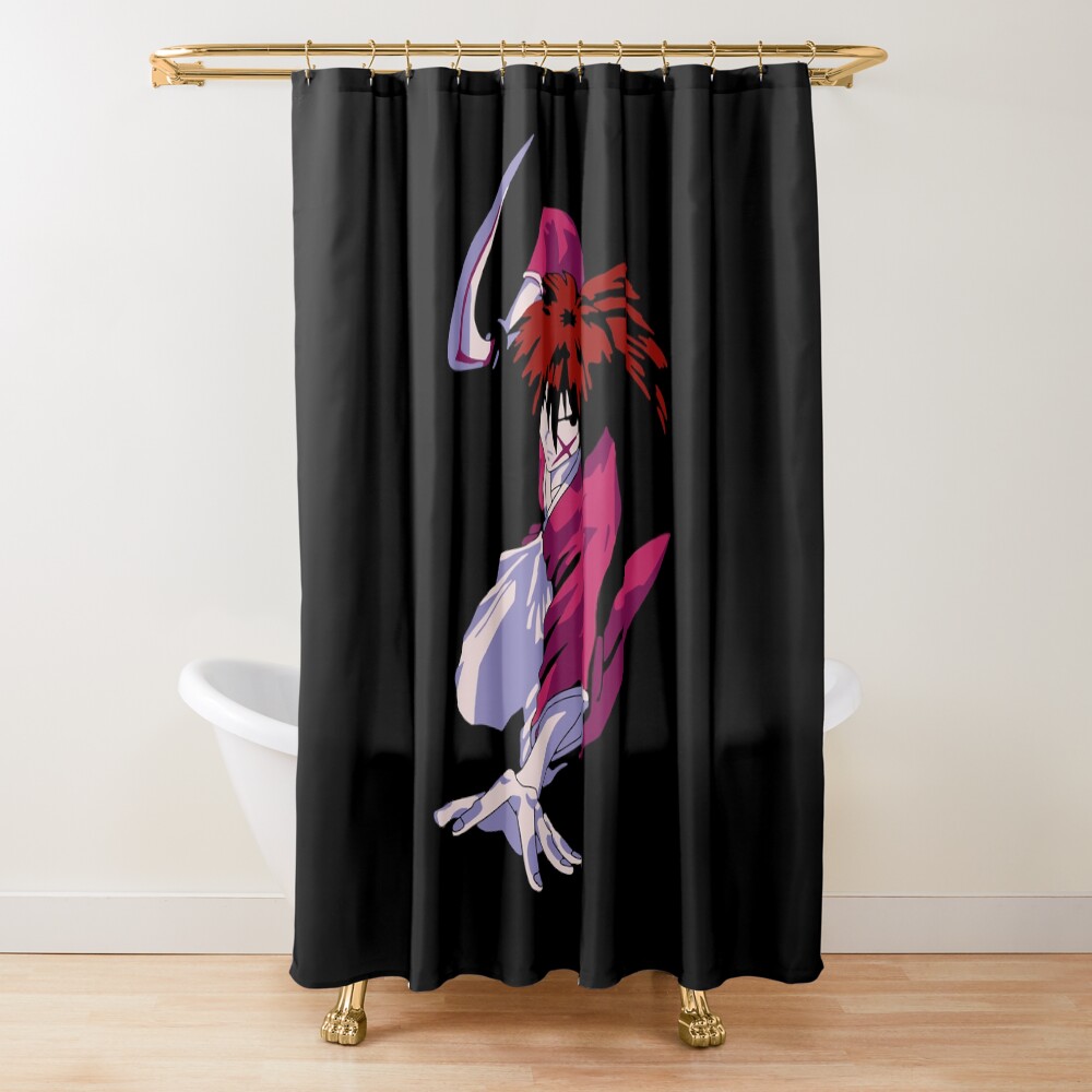 Team Rurouni Battosai Vintage Photography Shower Curtain