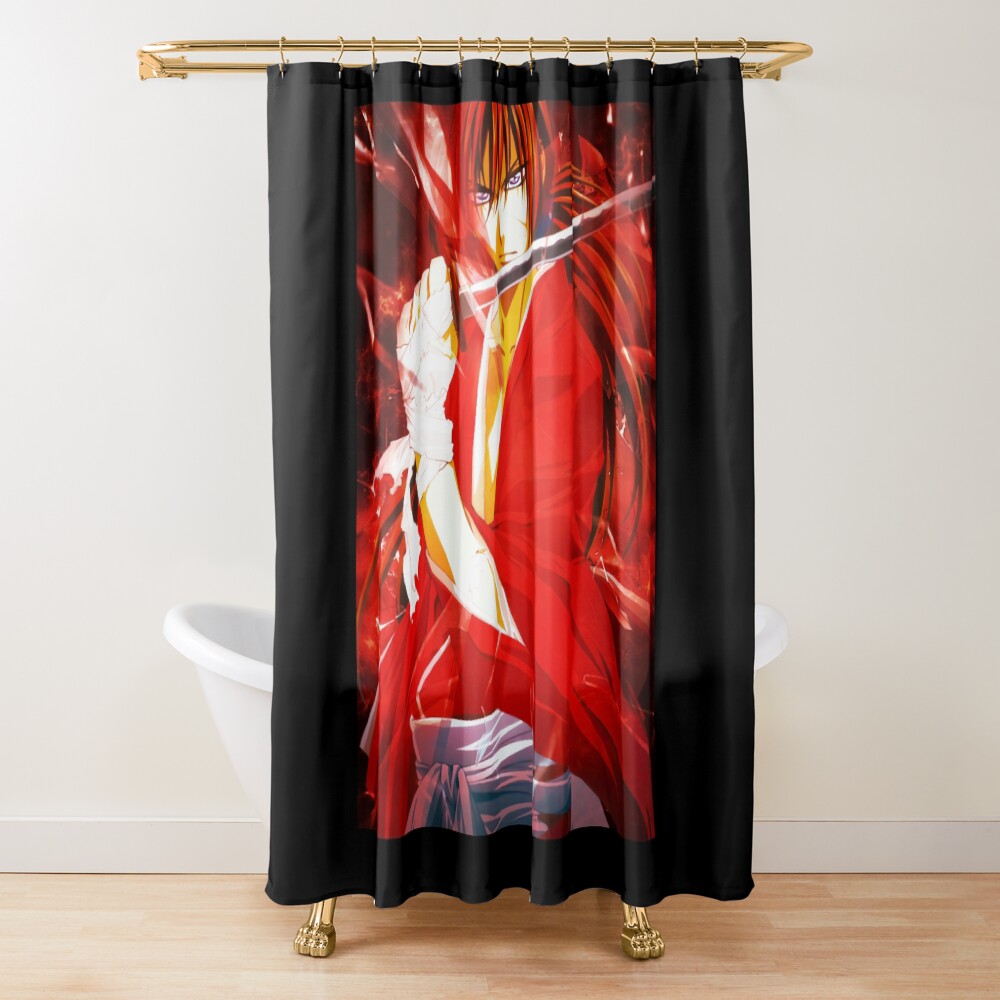 Himura Kenshin Rurouni Kenshin Shower Curtain