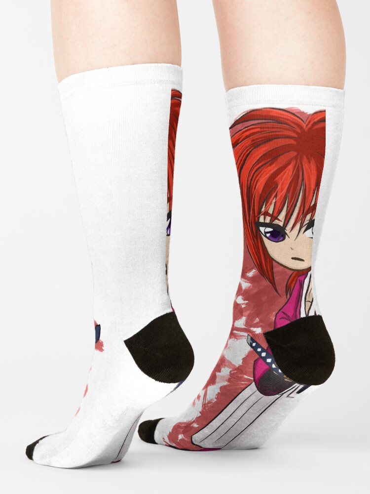 Kenshin Rurouni Himura Birthday Girls Socks - Image 2