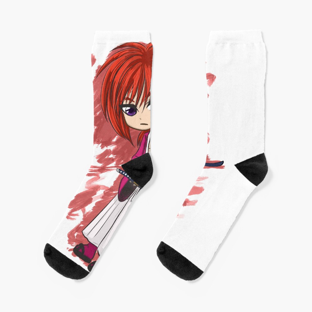 Kenshin Rurouni Himura Birthday Girls Socks