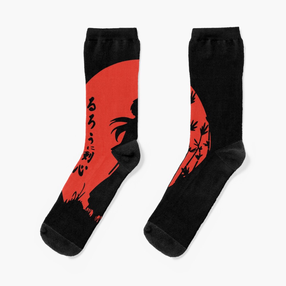Rurouni Kenshin Retro Vintage Shirt Socks