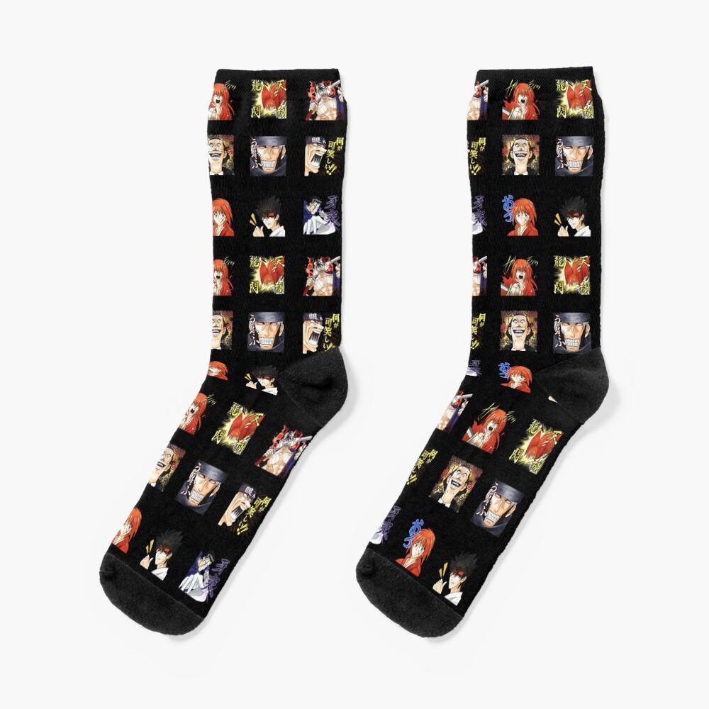 Rurouni Kenshin Pack Stickers Socks