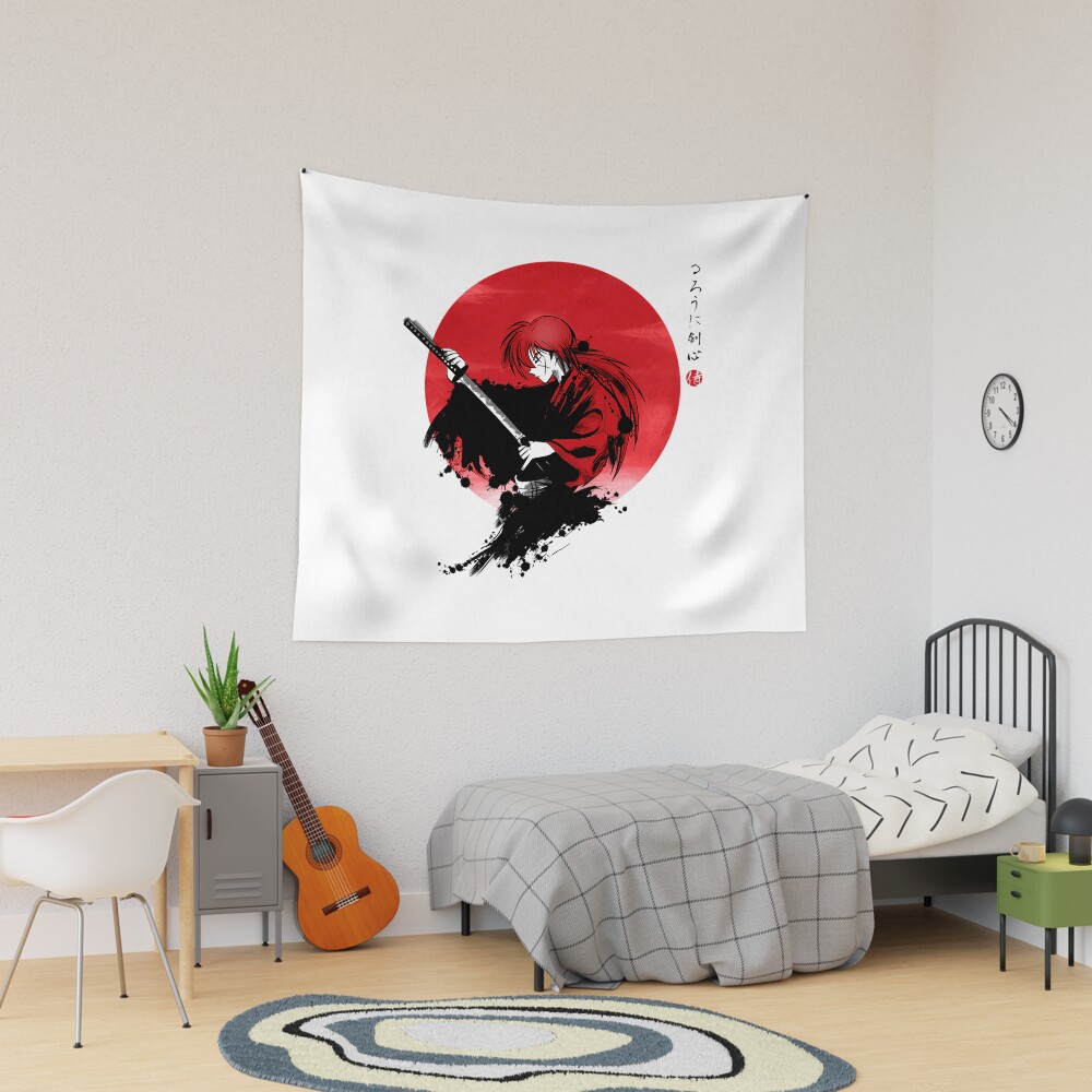 Red Sun Rurouni Tapestry