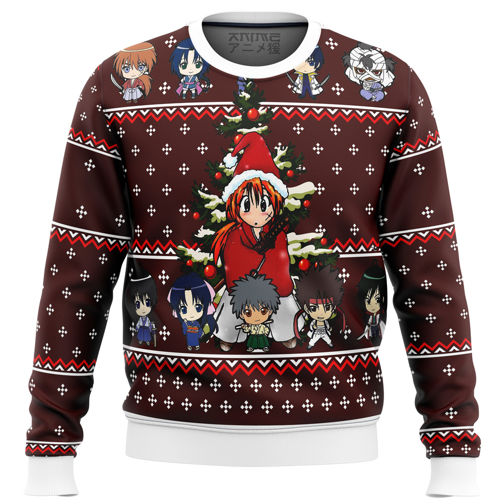 New Design Samurai Ugly Christmas Sweater