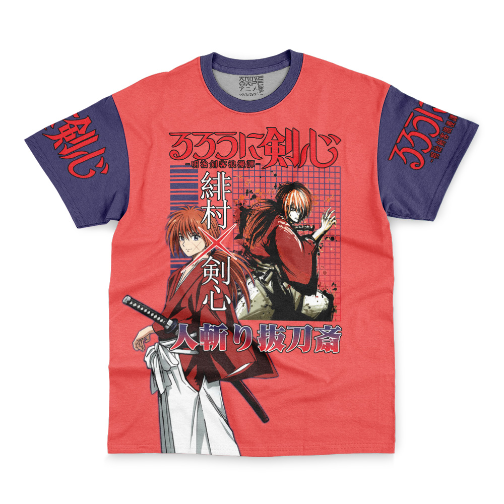 Himura Rurouni Kenshin Streetwear T-Shirt - Image 3
