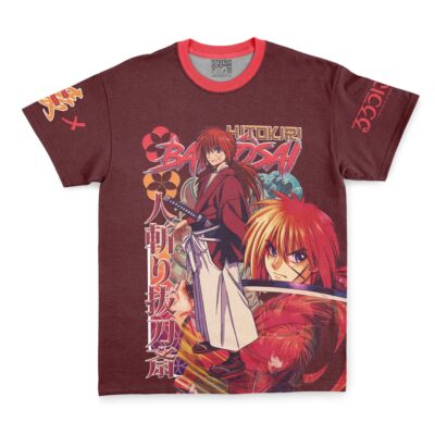 kenshin Streetwear T Shirt Front - Rurouni Kenshin Merch